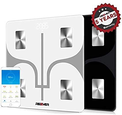 REDOVER-Bluetooth Body Fat Scale with Free IOS and Android App