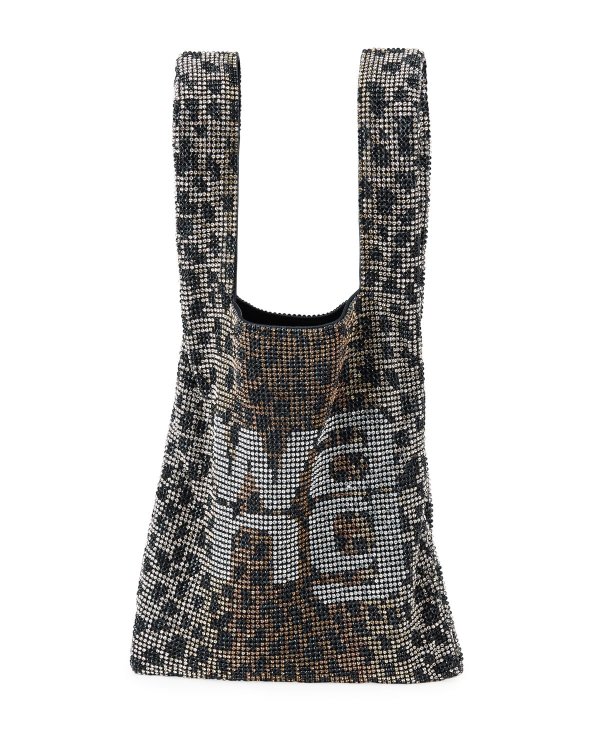 Wanglock Mini Leopard Shopper Tote Bag