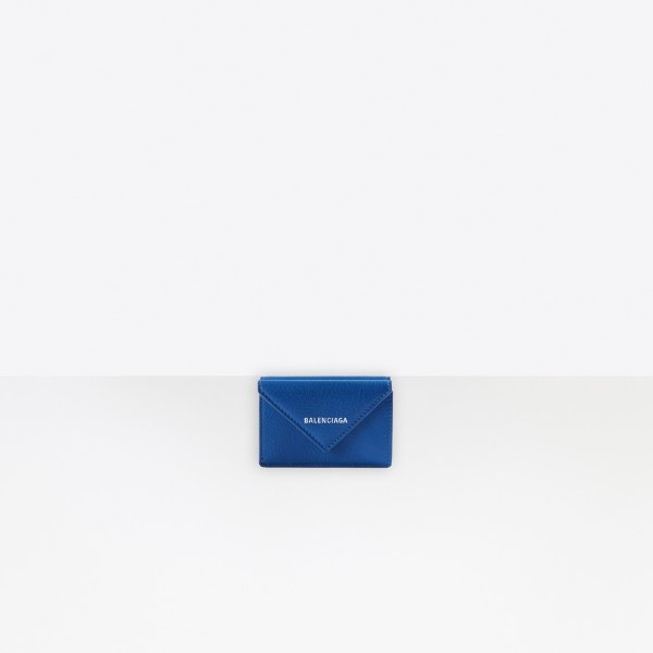 Papier Mini Wallet Blue | Balenciaga