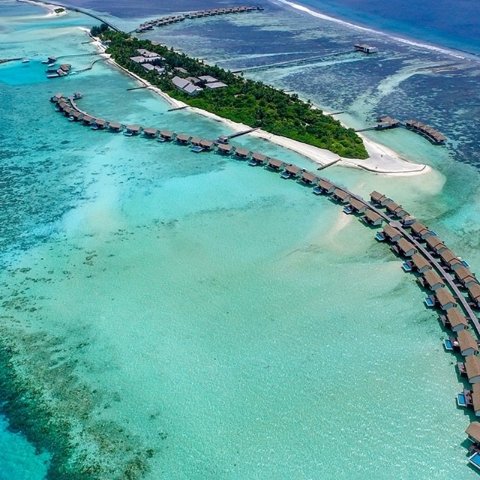 Maldives overwater 5-star villa for 2 w/all meals