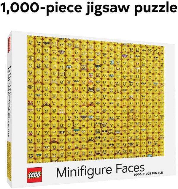 LEGO 乐高小人仔表情拼图 1000块