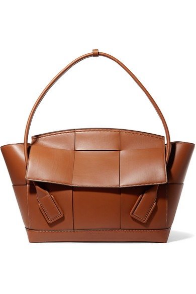 Arco large intrecciato leather shoulder bag