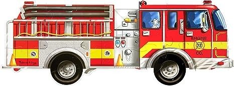消防车，24片，4英尺长
