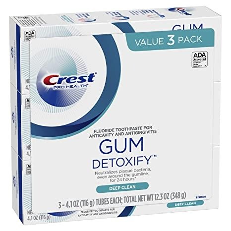 Toothpaste Gum Detoxify Deep Clean, 4.1oz (Pack of 3)
