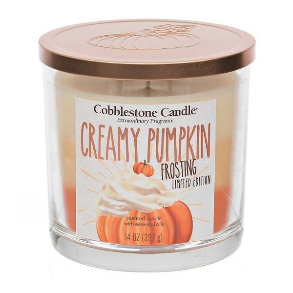 Creamy Pumpkin Frosting Triple Wick Jar Candle
