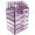 , Acrylic Cosmetic Makeup and Jewelry Storage Case Display, Spacious Design, 4 Large, 2 Small Drawers, Purple