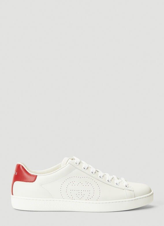 Ace Leather Sneakers in White