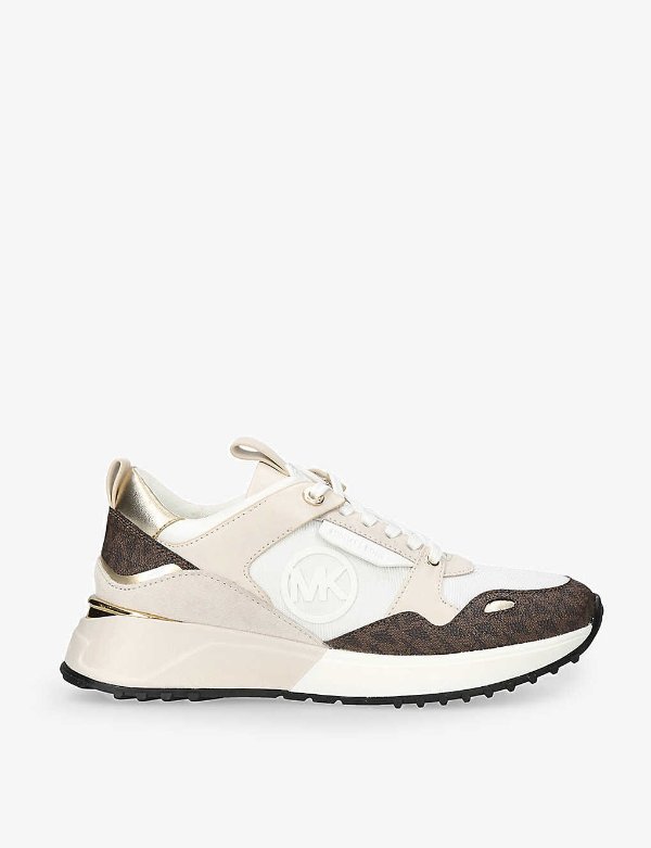 Theo MK initial canvas trainers