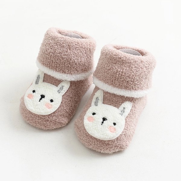 Baby / Toddler Fleece Cartoon Thermal Socks