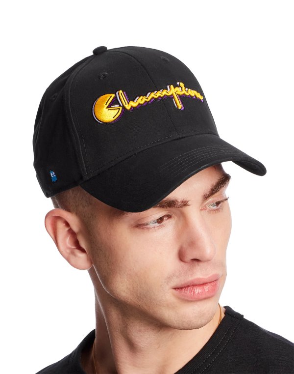 Exclusive Champion Life x PAC-MAN&trade; Baseball Hat, Embroidered Puff Logo