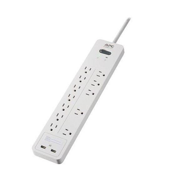 12-Outlet Surge Protector with USB Charging Ports