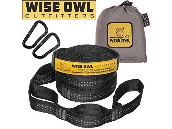 Wise Owl Outfitters Camping Hammock Straps 户外露营吊床绑带