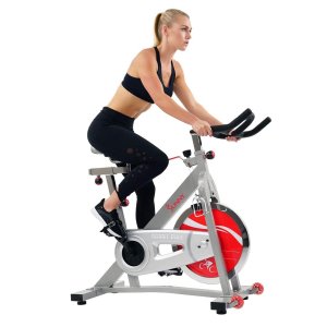 Sunny Health & Fitness Indoor Cycle Exercise Bike SF-B901B with Belt Drive