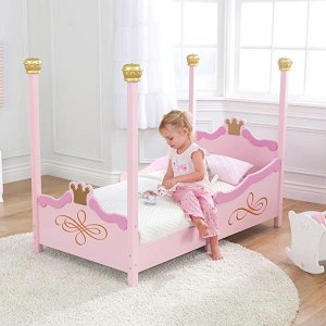Kidkraft 儿童家具、收梦幻粉色公主床、跆拳道腰带收纳架
