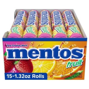 Mentos Mixed Fruit Rolls 15 Rolls