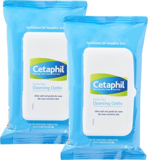 Gentle Skin Cleansing Cloths Twin Pack 