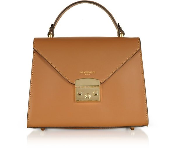 Peggy Leather Top Handle Satchel Bag