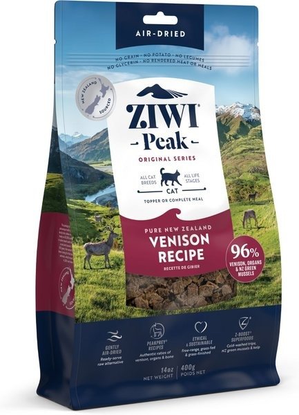 ZIWI Peak Air-Dried Venison Recipe Cat Food, 14-oz bag - Chewy.com