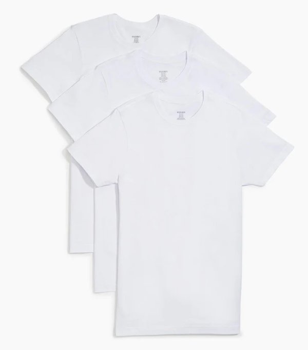 Essentials Cotton Crew Neck T-Shirt 3-Pack
