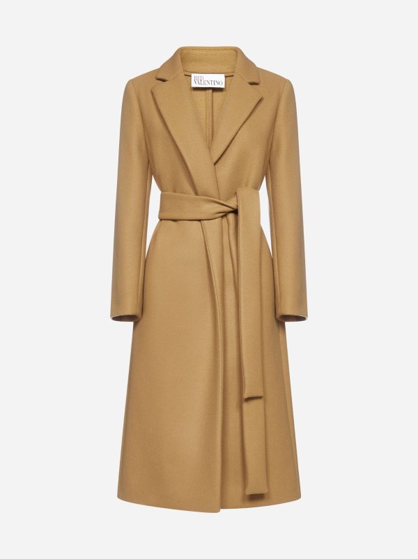 Wool and cashmere blend coat