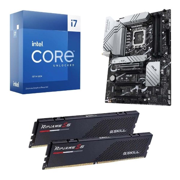 Core i7-13700K, ASUS Z790-P Prime WiFi DDR5, G.Skill 32GB DDR5-6000 