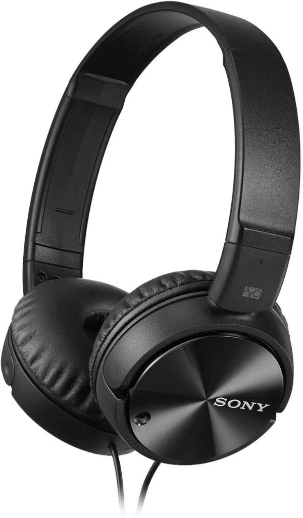 Sony MDR-ZX110NC 3.5 mm Jack Noise Cancelling Wired Over-Ear Headphones