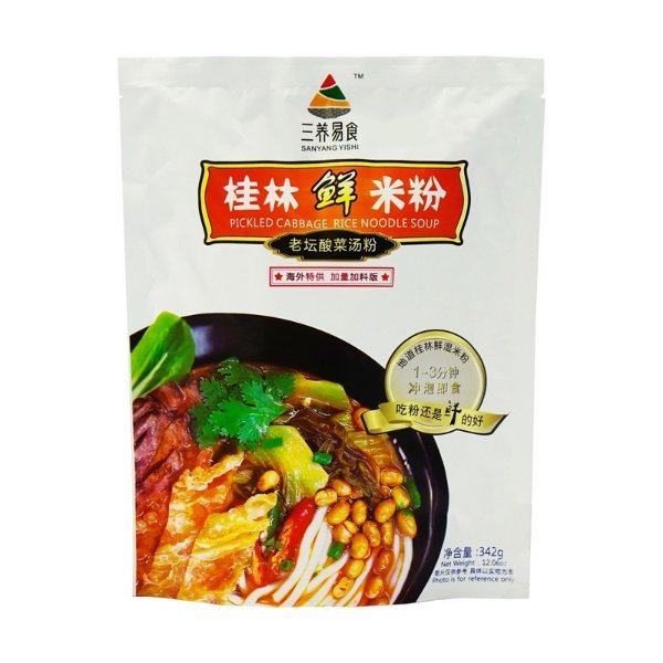 SANYANGYISHI Sour Vegetable Rice Noodles 342g
