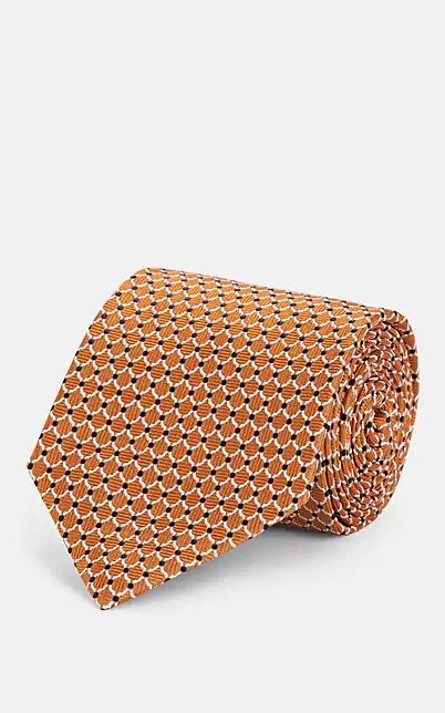 Diamond-Dot 丝质领带