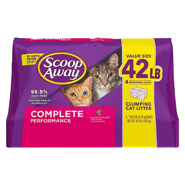 Complete Performance Clumping Clay Cat Litter - Low Dust