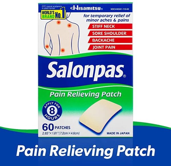 Pain Relieving Patches, 60 Count