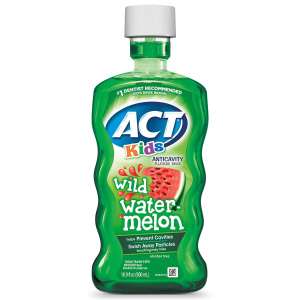 ACT 儿童防蛀含氟漱口水，西瓜口味