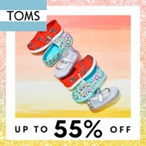 Ending Soon: TOMS Kids Shoes Sale