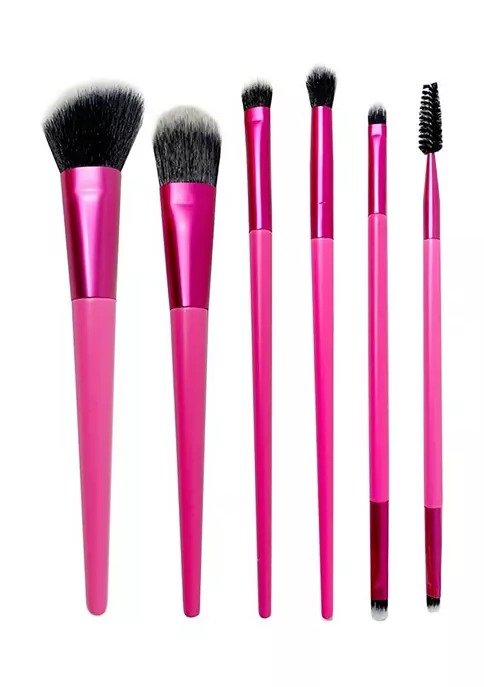 6 Piece Makeup Brush Set