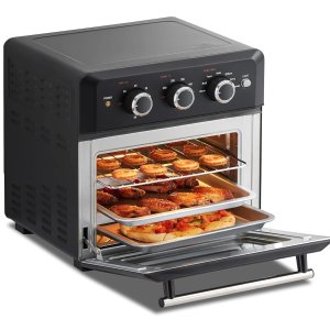 COMFEE' Retro Air Fry Toaster Oven, 7-in-1