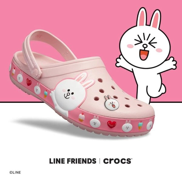 line friends crocs