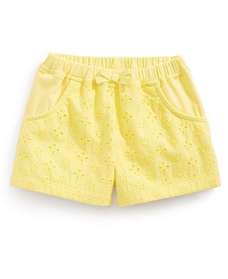 Baby Girls Eyelet Shorts, Created for Macy's