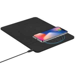 Tzumi Wireless Charging Mouse Pad and Rechargeable Wireless Mouse