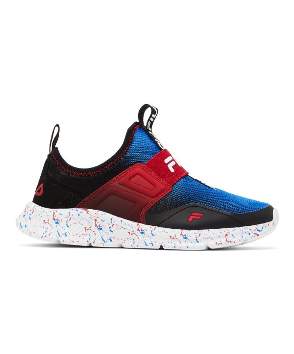 Red & Electric Blue Landbuzzer Slip-On Sneaker - Boys