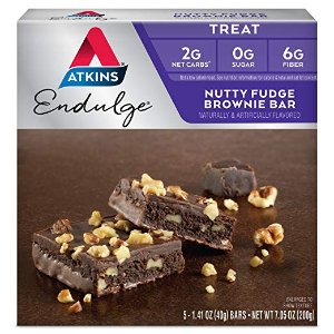 Atkins Endulge Treat 布朗尼小蛋糕条 5条装