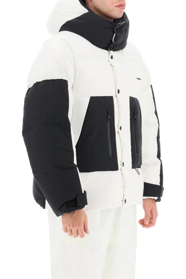'brendan' color block nylon puffer jacket