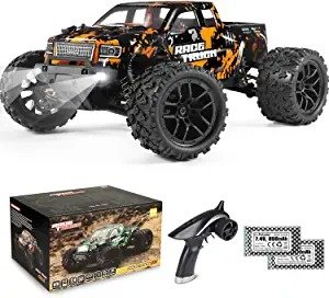 1:18 Scale RC Monster Truck 18859E 36km/h Speed 4X4 Off Road Remote Control Truck,Waterproof Electric Powered RC Cars All Terrain Toys Vehicle with 2 Batteries,Xmas Gifts for Kid and Adults