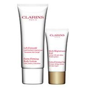 Travel-size Duos with your $75 Clarins Purchase. Valued up to $83