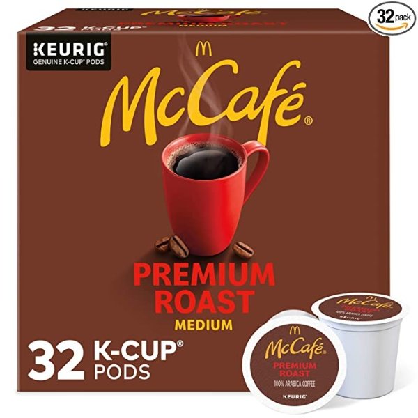 Premium Medium Roast K-Cup Coffee Pods (32 Pods)