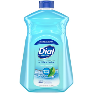 Dial Complete Antibacterial Liquid Hand Soap Refill, Spring Water, 52 fl oz