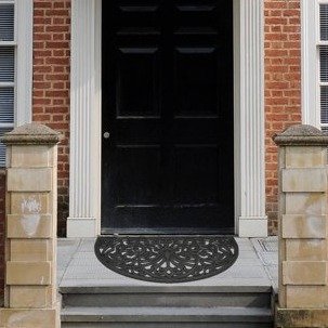 Achim Wrought Iron Rubber Doormat Ironworks, 18" x 30"