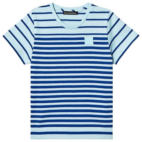 Denim Blue Stripe Elvin T-Shirt | AlexandAlexa