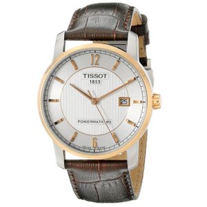 Tissot Men's T-Classic Analog Display Swiss Automatic Brown Watch