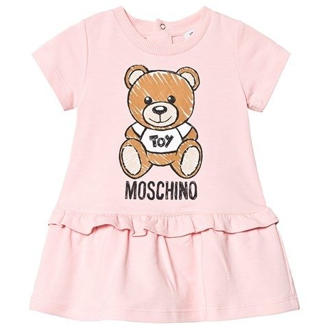 Pink Bear Print T-Shirt Dress | AlexandAlexa
