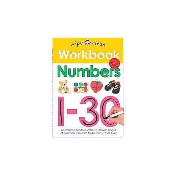 Wipe Clean Workbook Numbers 1-20 (Paperback) by Bicknell Books Priddy
