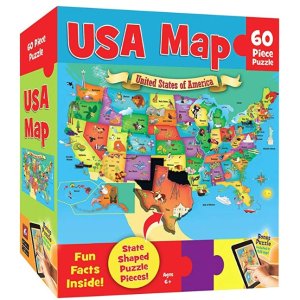 MasterPieces Explorer Kids - USA Map - 60 Piece Kids Puzzle @ Amazon